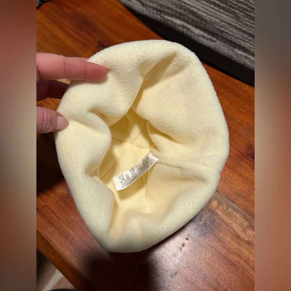 Polo Ralph Lauren Polar Fleece Beanie Chic Cream NWT